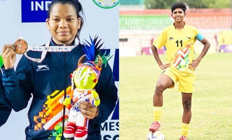 कोमालिका बारी से अंजलि मुंडा तक, खेलो इंडिया ट्राइबल गेम्स ने भविष्य की प्रतिभाओं की मजबूत पाइपलाइन दिखाई कोमालिका-बारी-से-अंजलि-मुंडा-तक,-खेलो-इंडिया-ट्राइबल-गेम्स-ने-भविष्य-की-प्रतिभाओं-की-मजबूत-पाइपलाइन-दिखाई