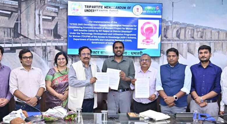 धमतरी में ‘STREE’ परियोजना का शुभारंभ: 300 ग्रामीण महिलाओं को मिलेगा आत्मनिर्भरता का नया रास्ता धमतरी-में-‘stree’-परियोजना-का-शुभारंभ:-300-ग्रामीण-महिलाओं-को-मिलेगा-आत्मनिर्भरता-का-नया-रास्ता