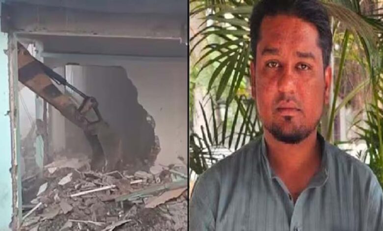 TCS कांड में बड़ा एक्शन: निदा खान के मददगार AIMIM पार्षद मतीन पटेल के घर-ऑफिस पर चला बुलडोजर tcs-कांड-में-बड़ा-एक्शन:-निदा-खान-के-मददगार-aimim-पार्षद-मतीन-पटेल-के-घर-ऑफिस-पर-चला-बुलडोजर