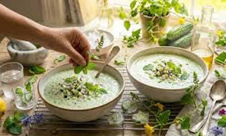 गर्मी में राहत: खीरे का सूप शरीर को ठंडक और हाइड्रेशन देने वाला सुपरफूड गर्मी-में-राहत:-खीरे-का-सूप-शरीर-को-ठंडक-और-हाइड्रेशन-देने-वाला-सुपरफूड