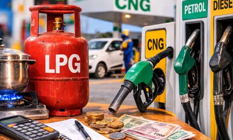 महंगाई का डबल झटका! पेट्रोल-डीजल ₹7.50 महंगा, LPG सिलेंडर ₹1773 पहुंचा; CNG के दाम भी बढ़े महंगाई-का-डबल-झटका!-पेट्रोल-डीजल-₹7.50-महंगा,-lpg-सिलेंडर-₹1773-पहुंचा;-cng-के-दाम-भी-बढ़े