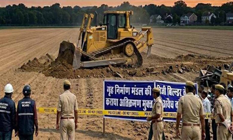 अवैध कब्जे पर बड़ी कार्रवाई, बिल्डर के निर्माण पर चला बुलडोजर, करोड़ों की जमीन मुक्त अवैध-कब्जे-पर-बड़ी-कार्रवाई,-बिल्डर-के-निर्माण-पर-चला-बुलडोजर,-करोड़ों-की-जमीन-मुक्त
