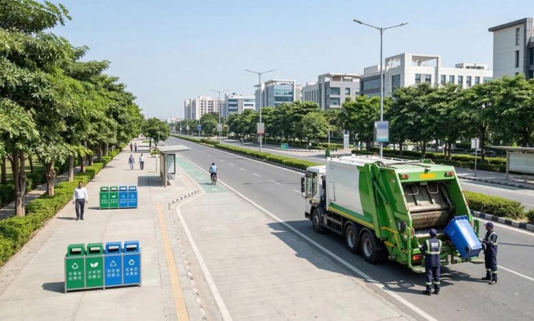 Noida Smart Garbage System: देश में पहली बार नोएडा में शुरू हुई स्मार्ट कचरा व्यवस्था, हाई-टेक सिटी को मिली नई पहचान noida-smart-garbage-system:-देश-में-पहली-बार-नोएडा-में-शुरू-हुई-स्मार्ट-कचरा-व्यवस्था,-हाई-टेक-सिटी-को-मिली-नई-पहचान